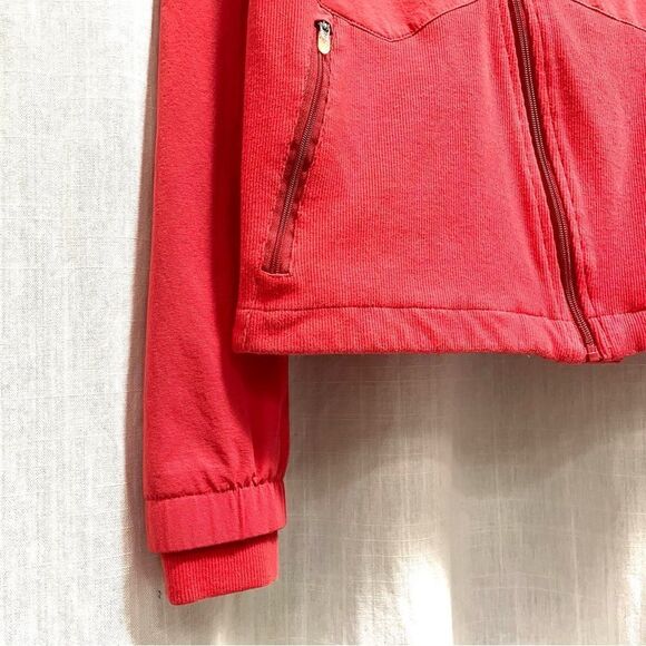 Oiselle Tracker Moto Jacket size 2 red coral - Picture 4 of 12